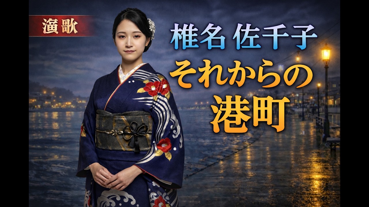 【AI演歌】それからの港町 / 椎名佐千子 cover by 朝霧れな
