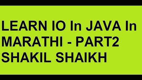 Input Output In Java Part2