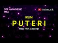 PUTERI - IKLIM | Nada PRIA | Top karaoke HD Avimusik