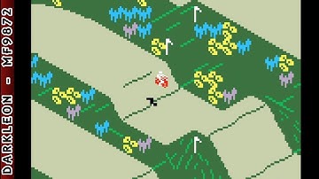 Intellivision - Moto-Cross © 1982 Mattel - Gameplay