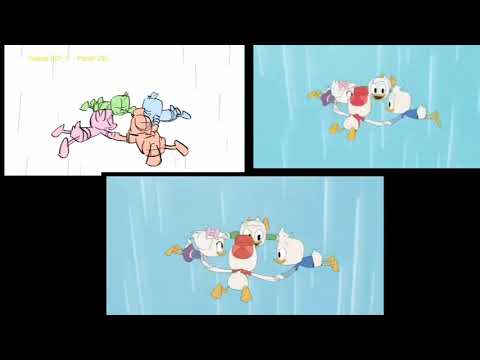 Ducktales 2017 "THE LAST ADVENTURE!" Outro Credits (STORYBOARD ANIMATION TO FINAL ANIMATION)