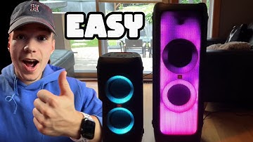 How to connect JBL Partybox 1000 with any other speakers (2022)