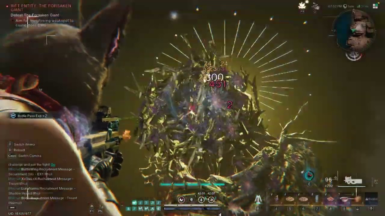 Abusing Forsaken Giant Using PDW90 before NERF