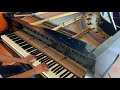 Test piano blutner 1909 aprs travaux de remise  niveau