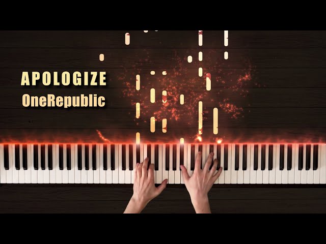 OneRepublic - Apologize (Piano Cover) class=