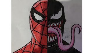 Como Desenhar O Desenho Do Homem Aranha Vs Venom Po A Po