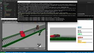 Detecting objects on conveyor belt using camera (DEMO)