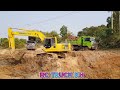 ឡានដឹក ឡានបែន dumb trucks excavator Ep 20