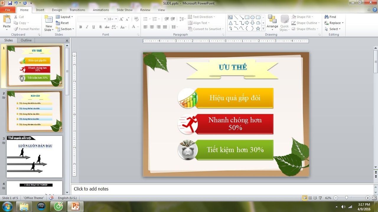 Cách làm slide trở nên chuyên nghiệp hơn - Hướng dẫn Powerpoint 2010 cơ bản