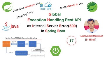 Global Exception Handle in Spring Boot (P17) Internal Server Error 500 | Custom Exception Handling