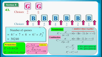 HKDSE 2015 Maths Core Paper 2 Q43: Permutation and Combination  排列與組合