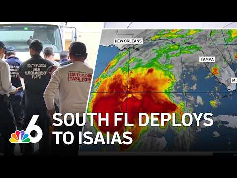 South Florida first responders prepare to head north ahead of Hurricane Isaias