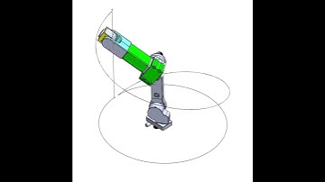 6dof ROBOTIC ARM Following a Path in Solidworks (Using Inverse Kinematics in LabVIEW)