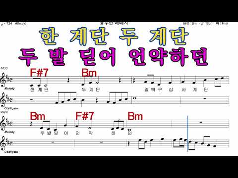용두산엘레지 고봉산 iSMB  가수처럼 엠알로 노래하기  남 원키 Bm