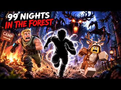 🌲 99 NIGHTS IN THE FOREST x FORTNITE! | SURVIVAL RUN | 4K Immersive Interactive Warm Up | FULL #70