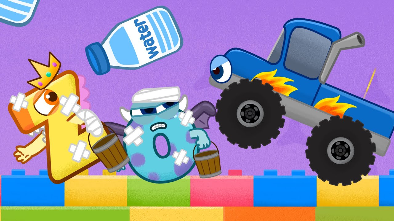 Z&O - Джек и Джилл! Веселая мультяшная песенка на английском языке для детей