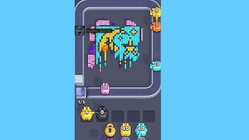 Pixel Flow Level 69 Very Hard. Walkthrough Gameplay 