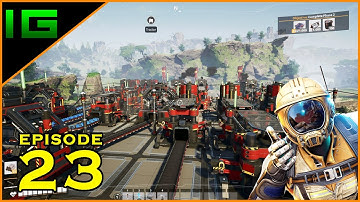 Engineering the Ultimate factory in SATISFACTORY ✅ Gameplay - Episode 23