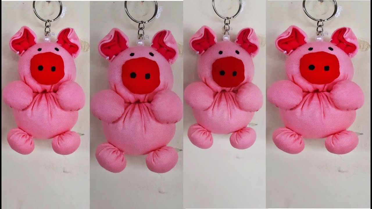 PORQUINHO FEITO DE FUXICO /CHAVEIRINHO