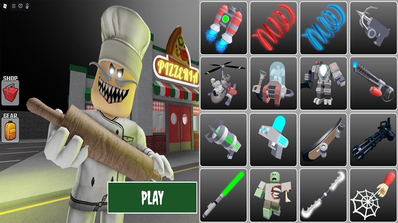 Escape Papa Pizza's Pizzeria! (SCARY OBBY) New Update - 16 Powers Unlocked Full Gameplay