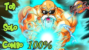 DBFZ ➤ Master Roshi solo combo ToD 100% on screen inputs! Tutorial season 3
