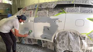 2017 toyota fortuner change color from solid white to pearl white👌