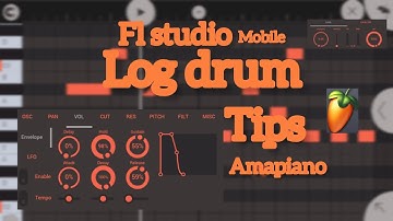 How to make amapiano on FL studio mobile/How to find a log drum on FL studio mobile (FLM tutorial)