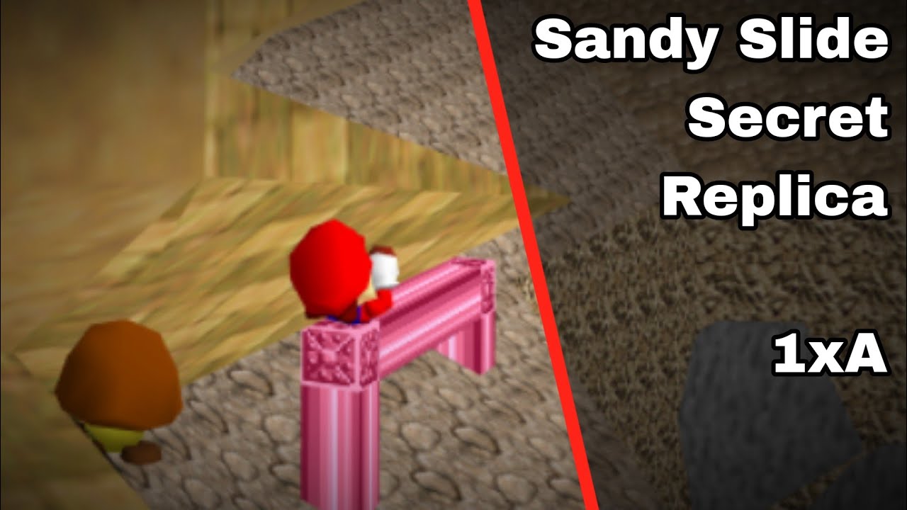 super-mario-star-road-sandy-slide-secret-replica-1x-a-press-youtube