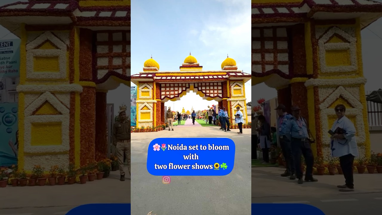 Vasant Utsav Noida 2026, Noida set to bloom with two flower shows🌷