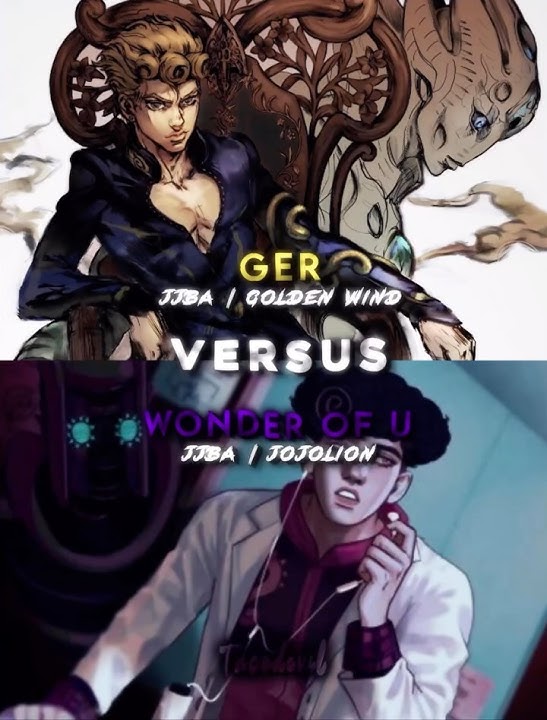 GER Vs WOU #jjba #goldenwind #jojolion #vsedit #wisedit