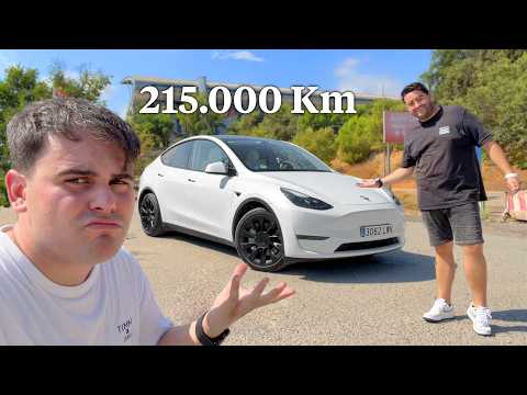 2022 Tesla Model Y, the BATTERY after 215,000 km