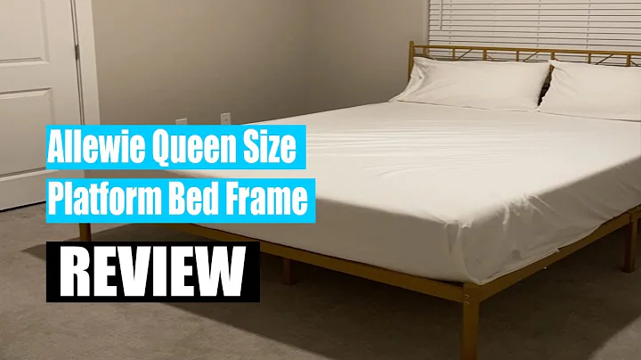 Allewie Queen Size Platform Bed Frame Review 2023