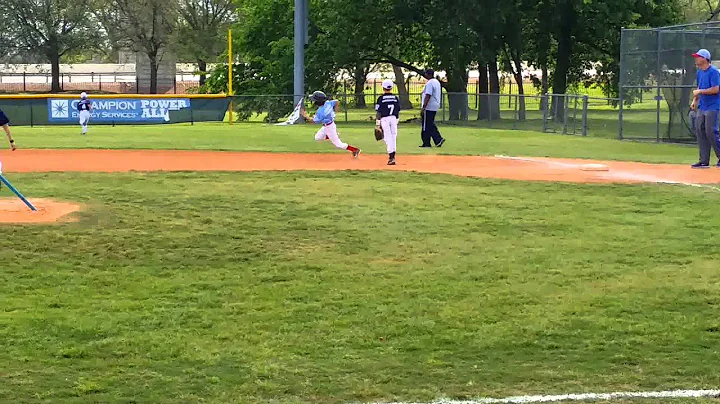 Andrew Turnbow- Triple with close call at the plate