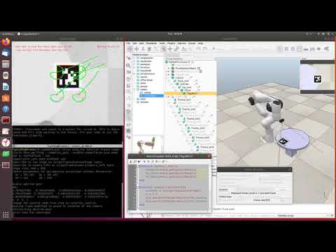 IBVS Franka robot simulation
