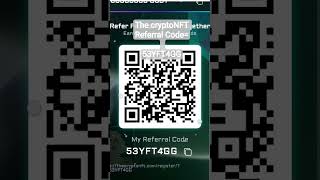 cryptoNFT Referral Code = 53YFT4GG #nft #cryptonft #cryptnft