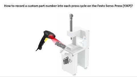 Using variables to record a custom string on Festo Servo Press YJKP