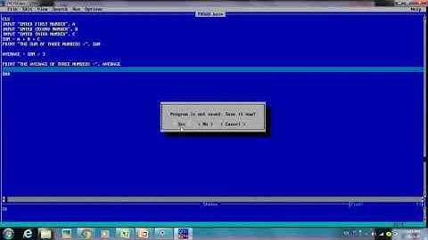 CHAPTER - 4 QBASIC PROGRAMMING PRACTICE | PART - 3 | -MR. SACHIN VERMA