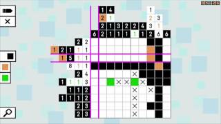 Pic-a-Pix Colour - How to solve color picross puzzles (1/2 - small puzzles) screenshot 3