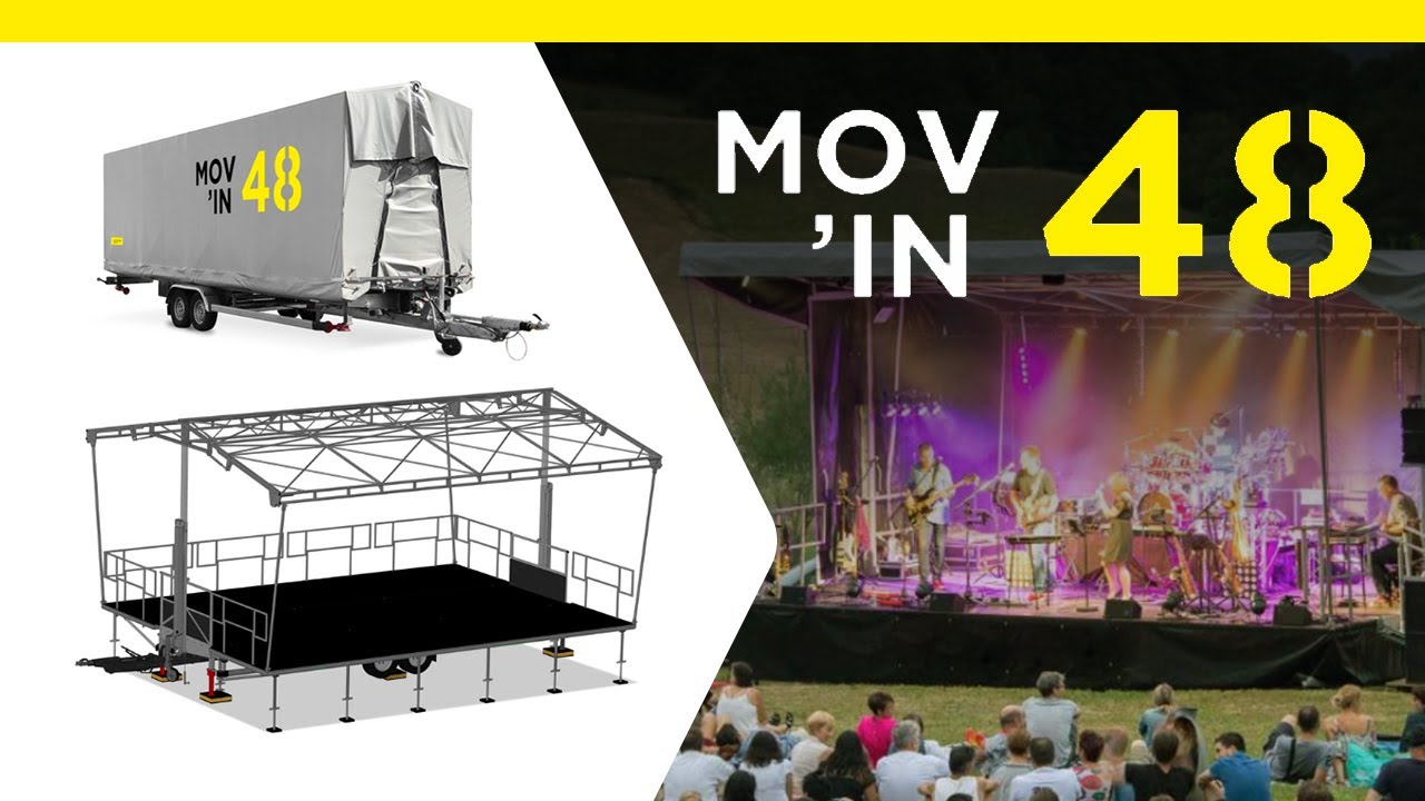 Mobile Stage: MOV'IN48 - A Reliable and Cost-Effective Mobile Stage for Your Events