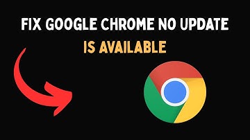 Fix Google Chrome No Update is Available