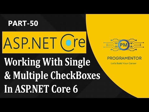 50 | Working With Single And Multiple CheckBoxes In ASP.NET Core 6 | Get Selected Value (Hindi/Urdu)