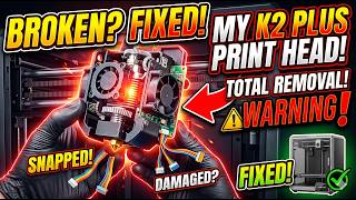 Creality K2 Plus Full Head Removal Tutorial