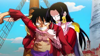 Luffy Gets Furious Upon Discovering that Blackbeard Hurt Boa Hancock  One Piece