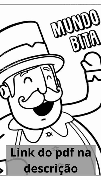 desenho para colorir mundo bita