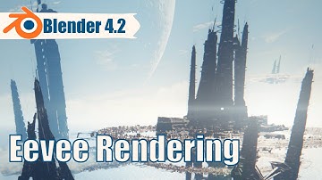 Blender 4.2 Eevee / Timelapse of a concept art