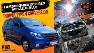 Lamborghini Inspired Metallic Blue Toyota Innova Type 4 Conversion | Modification@mgsautomotivein
