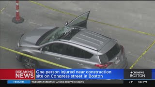 Information Worker hurt, car damaged in Seaport construction site incident Guide