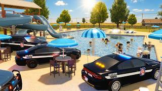 *CRAZY* Greenville Wisconsin Citywide Heatwave Pool Party Evacuation Roblox Roleplay