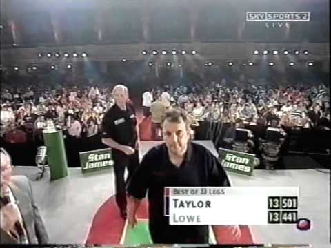 John Lowe vs Phil Taylor - 2002 World Matchplay Semi Finals Part 9