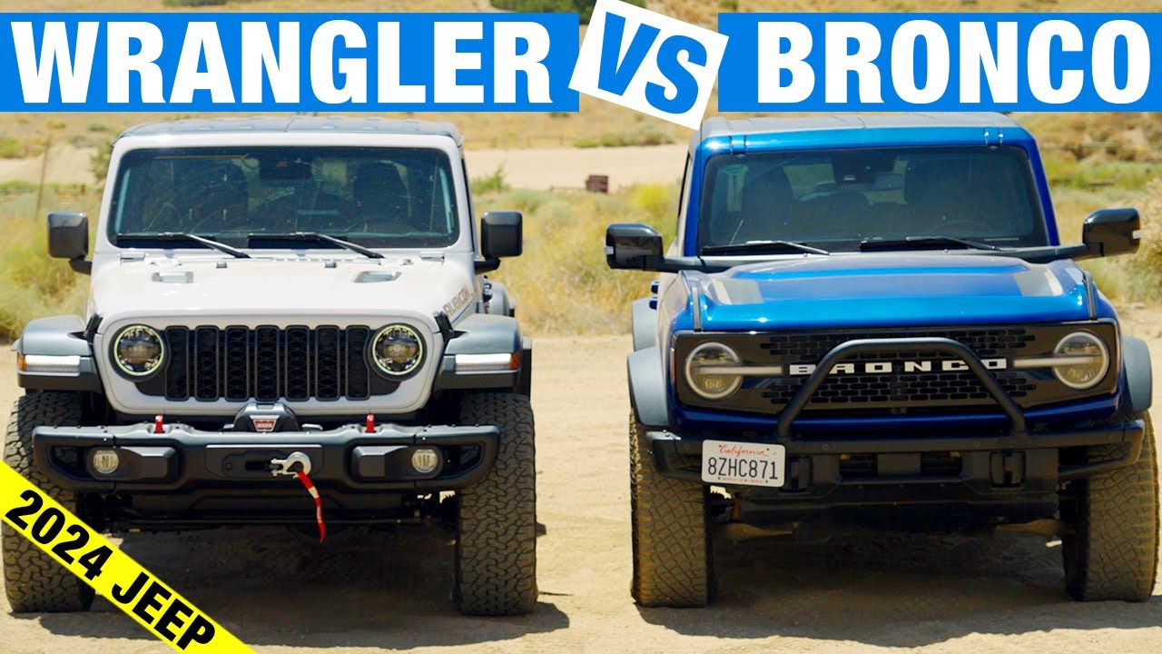 2024 Jeep Wrangler vs. Ford Bronco: Legends Go Head-to-Head